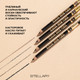Миниатюра изображения товара Карандаш для бровей Stellary Eyebrow pencil тон 500 темно-коричневый (1.35г)