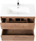 Миниатюра изображения товара Тумба с умывальником BelBagno Kraft-800-2C-SO-RT + LOV-800-LVB