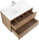 Миниатюра изображения товара Тумба с умывальником BelBagno Kraft-800-2C-SO-RT + LOV-800-LVB