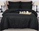 Миниатюра изображения товара Пододеяльник АртПостель Черный на молнии 976 (175x215)