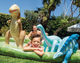 Миниатюра изображения товара Водный игровой центр Intex Jurassic Adventure / 56132 (200х200х36)