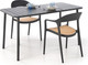 Миниатюра изображения товара Стол садовый Halmar Bosco (черный)