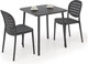 Миниатюра изображения товара Стол садовый Halmar Bosco KW (черный)