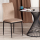 Миниатюра изображения товара Стул Tetchair Capri металл/флок (бежевый/черный)