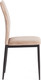 Миниатюра изображения товара Стул Tetchair Capri металл/флок (бежевый/черный)