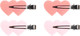 Миниатюра изображения товара Набор заколок для волос Solomeya No Crease Hair Clips Heart / 14-2094 (4шт)