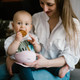 Миниатюра изображения товара Тарелка для кормления BabyOno Силиконовая с присоской / 1481/02 (розовый)