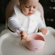 Миниатюра изображения товара Тарелка для кормления BabyOno Силиконовая с присоской / 1481/02 (розовый)