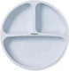 Миниатюра изображения товара Тарелка для кормления BabyOno Силиконовая с присоской / 1482/01 (голубой)
