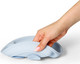 Миниатюра изображения товара Тарелка для кормления BabyOno Силиконовая с присоской / 1482/01 (голубой)