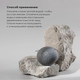 Миниатюра изображения товара Спонж для умывания Solomeya Charcoal Konjac с древесным углем / 06-971