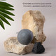 Миниатюра изображения товара Спонж для умывания Solomeya Charcoal Konjac с древесным углем / 06-971