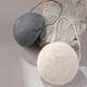Миниатюра изображения товара Спонж для умывания Solomeya Konjac Sponge with Walnut с грецким орехом / 06-972