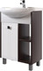 Миниатюра изображения товара Тумба под умывальник Mixline Боско-55 / 554987 (белый/венге)