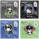 Миниатюра изображения товара Набор значков Meshu Anime boys / MS_60353 (4шт)