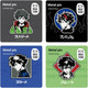 Миниатюра изображения товара Набор значков Meshu Anime boys / MS_60353 (4шт)