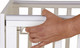 Миниатюра изображения товара Детская кроватка Polini Kids Simple 342 с маятником / 0003168-17 (белый/натуральный)