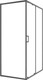 Миниатюра изображения товара Душевой уголок Niagara NG-6812-08 120x80x195 (черный)
