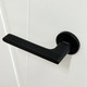 Миниатюра изображения товара Ручка дверная Rucetti RAP 26 SLIM-R BL (черный)