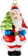 Миниатюра изображения товара Елочная игрушка Волшебная страна Дед Мороз с елью / 108574