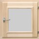 Миниатюра изображения товара Окно для бани Doorwood 30х30 / DW01887 (стеклопакет, хвоя)