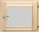 Миниатюра изображения товара Окно для бани Doorwood 30х40 / DW01888 (стеклопакет, хвоя)