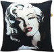 Миниатюра изображения товара Подушка декоративная MATEX Fantasy. Монро на черном / 31-277 (черный/молочный)