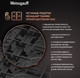 Миниатюра изображения товара Газовая варочная панель Weissgauff HGG 641 BV Volcano Burner Nano Glass