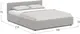Миниатюра изображения товара Двуспальная кровать Moon Family 1250 / MF005884