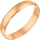 Миниатюра изображения товара Кольцо обручальное из красного золота 7 КАРАТ П7302-002К94 (р.19)
