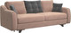 Миниатюра изображения товара Диван Bravo Мебель Орди-1 Стандарт 1 вариант (пудра/холодный серый)