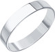 Миниатюра изображения товара Кольцо обручальное из белого золота 7 КАРАТ П7302-008К14Б5 (р.18.5)