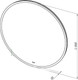 Миниатюра изображения товара Зеркало Aquanet Арт D 900 LED RGB / 334547