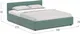 Миниатюра изображения товара Двуспальная кровать Moon Family 1250 / MF005926