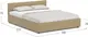 Миниатюра изображения товара Двуспальная кровать Moon Family 1250 / MF005967
