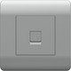 Миниатюра изображения товара Розетка Chint NEW3-E RJ45 / 431417 (серебристый)