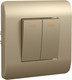 Миниатюра изображения товара Выключатель Chint NEW3-E 10А / 431396 (шампань)