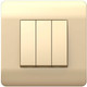 Миниатюра изображения товара Выключатель Chint NEW3-E 10А / 431461 (шампань)