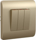 Миниатюра изображения товара Выключатель Chint NEW3-E 10А / 431461 (шампань)
