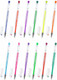 Миниатюра изображения товара Набор гелевых ручек Brauberg Extra. Неон / 143912 (12цв)