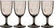 Миниатюра изображения товара Набор бокалов Liberty Jones Hollow / LJ0000358 (4шт, серо-коричневый)