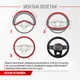 Миниатюра изображения товара Оплетка на руль Skyway Racer 2 M / S01102416 (черный/красный)