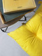 Миниатюра изображения товара Подушка на стул MATEX Velours / 57-185 (желтый)
