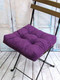 Миниатюра изображения товара Подушка на стул MATEX Velours / 37-194 (фиолетовый)
