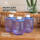 Миниатюра изображения товара Мыло-пена Simpleway Для дозатора (3шт, фиолетовый)