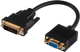 Миниатюра изображения товара Кабель/переходник Buro DVI-D (m) VGA (f) / BU-DVI-VGA (0.23м, черный)