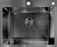 Миниатюра изображения товара Мойка кухонная Asteria A6050NB-D (черный декор)