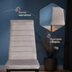 Миниатюра изображения товара Стул Tetchair Easy Chair металл/флок 41x52x96 (светло-серый HLR14/черный)