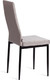 Миниатюра изображения товара Стул Tetchair Easy Chair металл/флок 41x52x96 (светло-серый HLR14/черный)