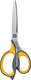 Миниатюра изображения товара Ножницы канцелярские Deli Ergo / 77760YELLOW (желтый/серый)